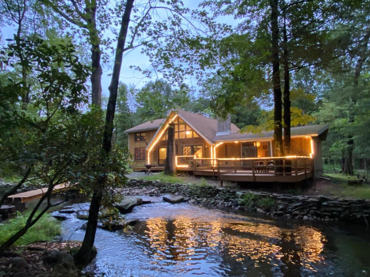 Secluded Chalet On Stream-Mins To Camelback Tannersville Zewnętrze zdjęcie